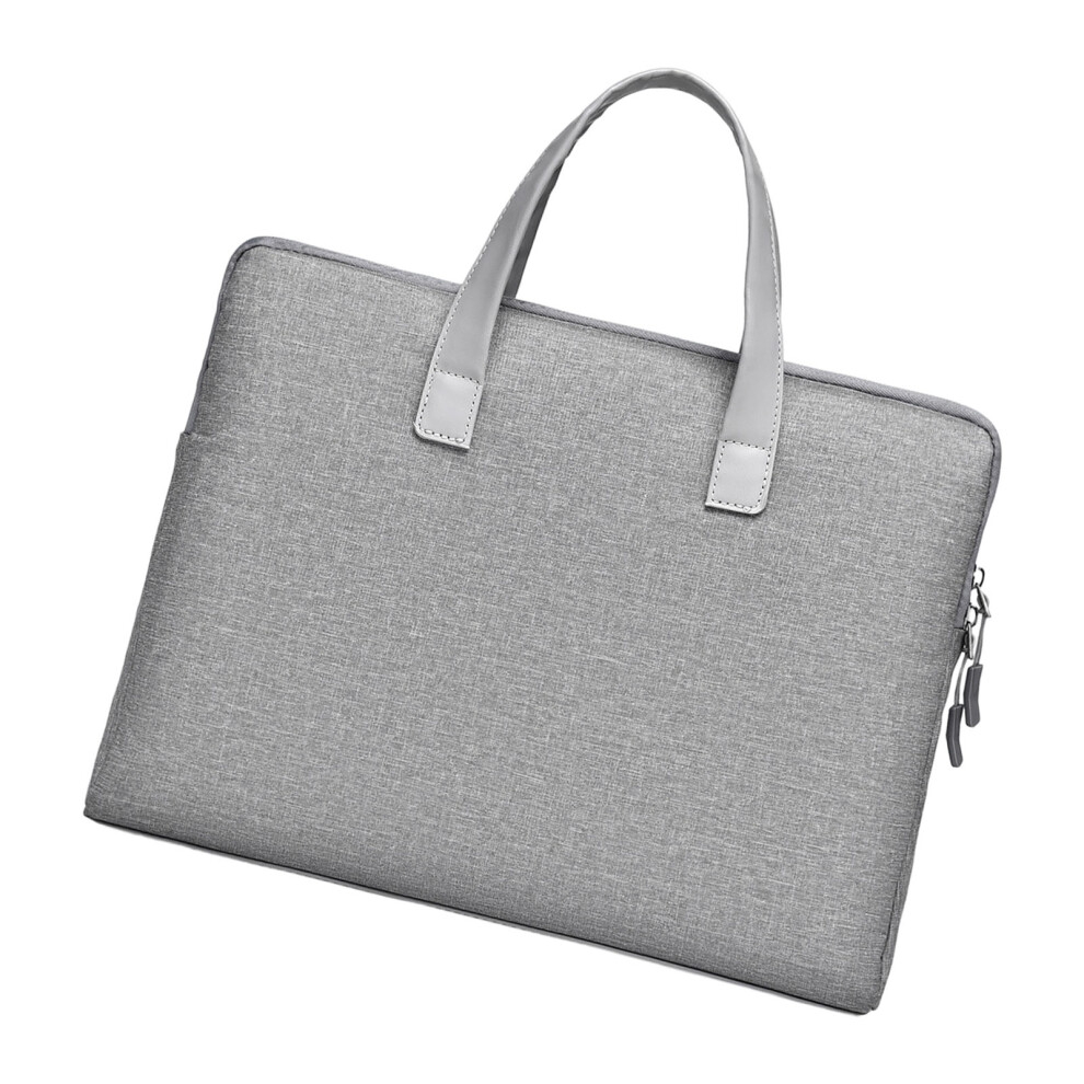 Notebook Case Modern 14Inch Office Bag Roomy Interior Design Laptop Storage Gray 7695001157421