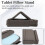 Tablet Pillow Stand with Storage Foldable Holder Angle Adjustable Soft Pad Dock for Bed and Laptop and Desk Gray 3