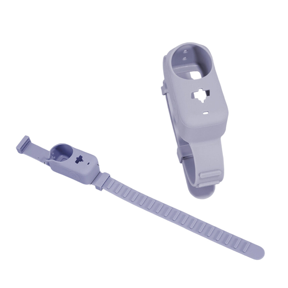 Shock Absorbing Protective Cover For Dedicated Action Camera Adjustable Wristband Purple 7695001182393