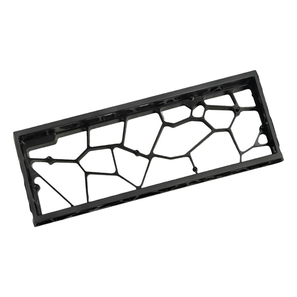 Hollows Out Aluminum Keyboard Case For Enhances Portability Efficient Cooling Black 7695001183758