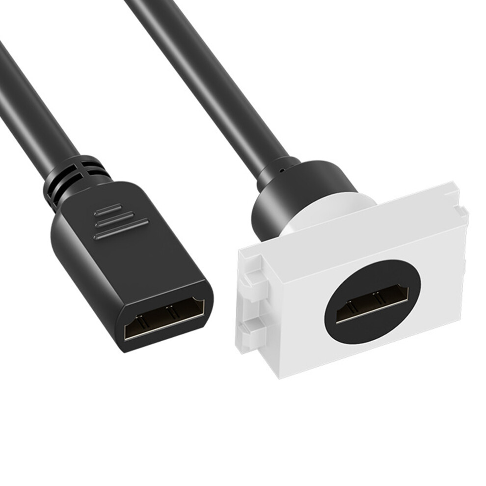 Hdtv Female To Male Panel Mount Connectors Plugs And Play For 50Cm Female To Female 7695001201537