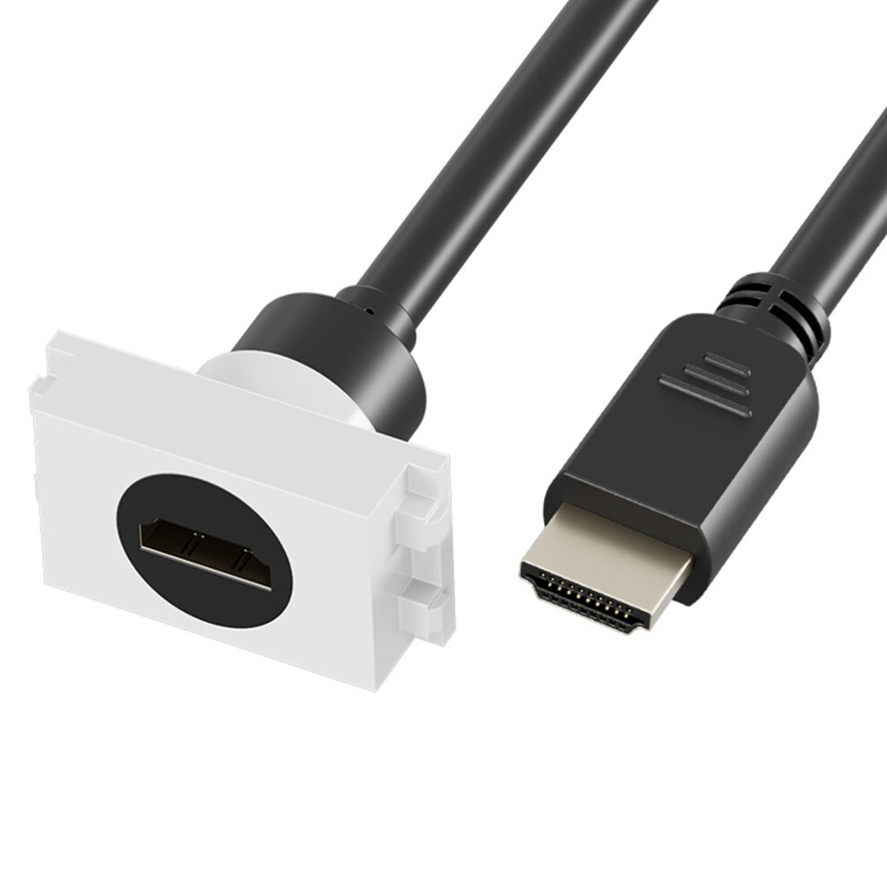 Hdtv Panel Mount Connectors Female Male Option For Customized Clear 25Cm Maleto Female 7695001201520