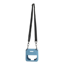 Silicone Case Sleeve for MICROII Speaker Protective Case with Shoulder Strap Blue