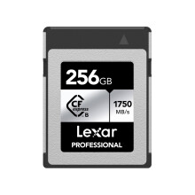 Lexar Professional SILVER Series 256GB CFexpress Card, Type B CFe Card up to 1750MB/s Read, CF Card Adopt PCIe Gen3x2, CF Memory Card Compatible with