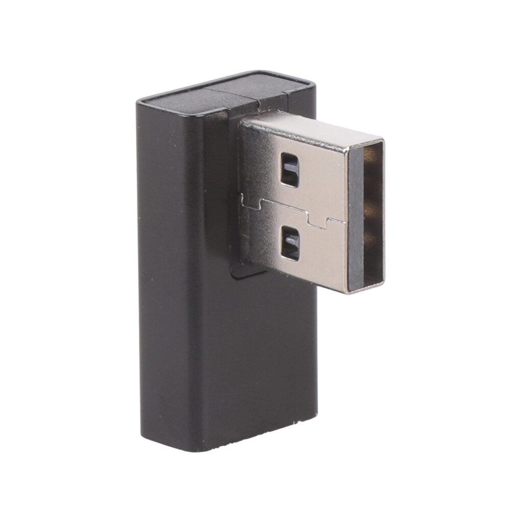Usb Connector 3.0 90 Degree Right Up Angled Converter Adapter For Notebook Left Black 7695001183550