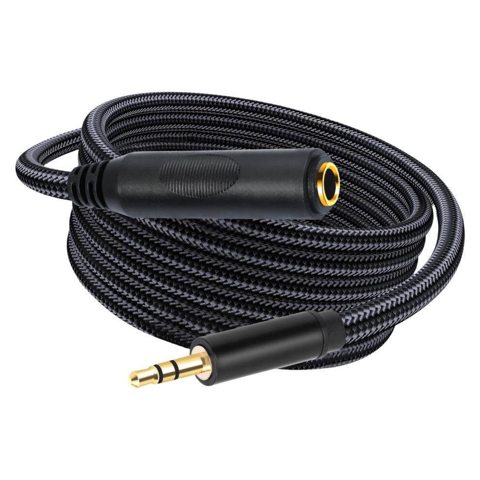 Plugs And Play Stereo Sound Cable 3.5Mm Male To 6.35Mm Female Adapter Cable 3M Gold 7695001172356