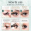 USB Rechargeable Heated Lash Curler Professional Makeup Tool Eyelash Curling Black 10