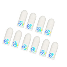 5/10Pairs Silk Smooth Finger Sleeves Boosting Responsiveness in Digital Gaming A