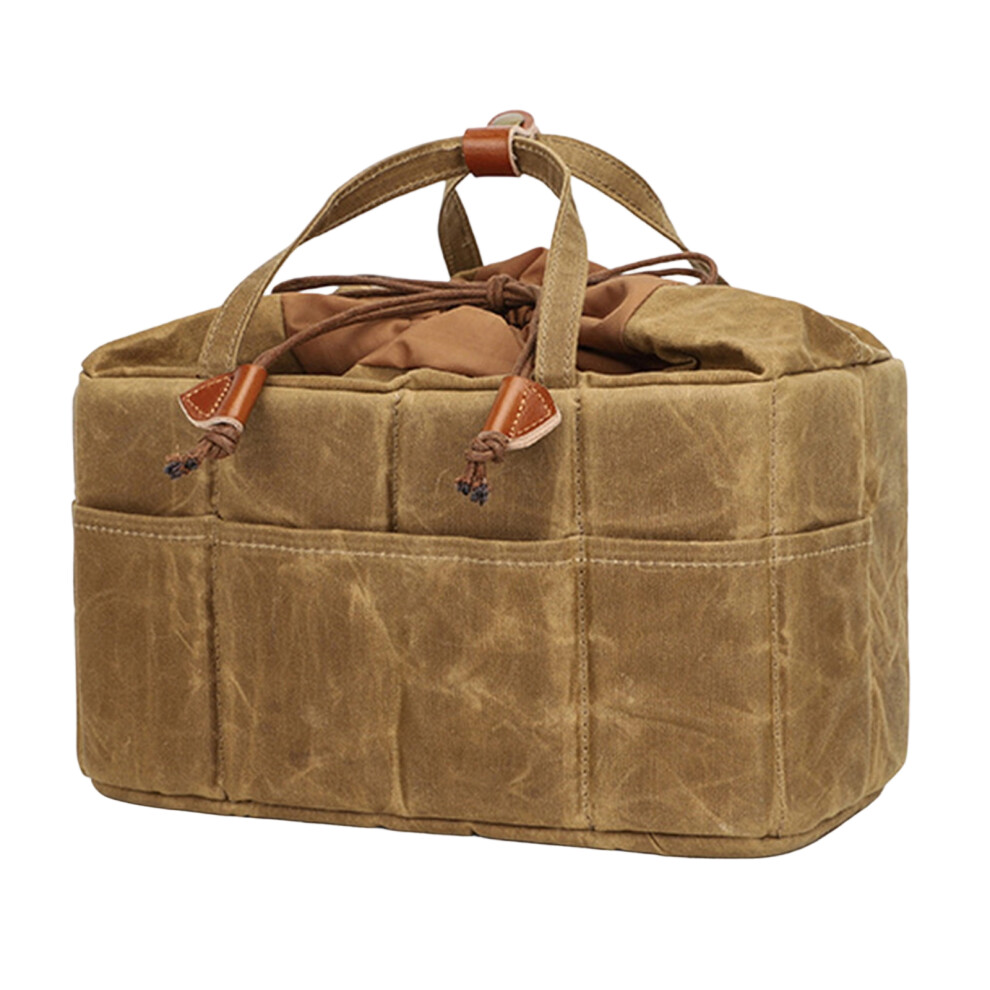 Professional Dslr Camera Lens Protective Insert Bag With Removable Compartment Khaki 7695001233125