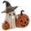 Village Pottery Ghost & Pumpkins Tealight Holder 1