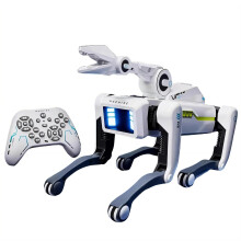 Intelligent Voice Recognition Robotic Dog Educational Toy for Kids Development 1 battery