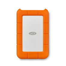 LaCie Rugged Mini 2TB — shock‑resistant, USB‑C Portable External Hard Drive, 2.5‑inch, for Mac & Windows — Rescue Data Recovery included