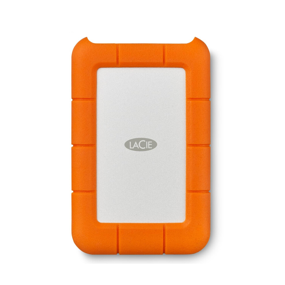 Lacie Rugged Mini 2Tb Â ShockâResistant, UsbâC Portable External Hard Drive, 2.5ÂInch, For Mac & Windows Â Rescue Data Recovery Included 5001727432124