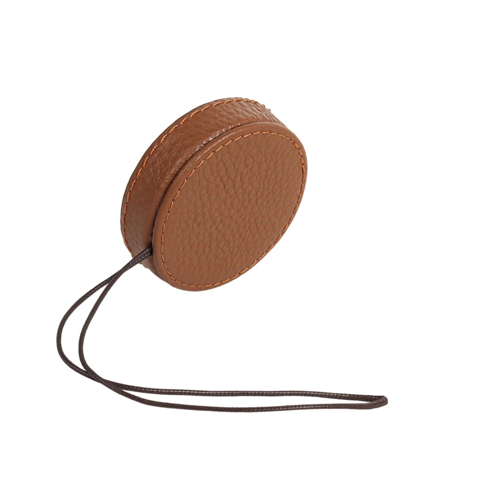 Leather Lens Cap For Mini Evo Camera Accessories Lens Cap Stickers Dustproof Brown 7695001200417