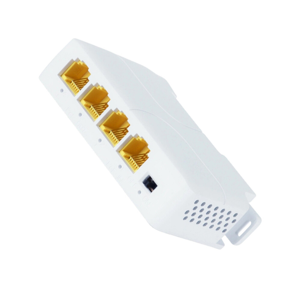 Power Over Ethernet 4 Port Extender For Multiple Networking Devices Indoor Rail 1000Mbps 7695001207980