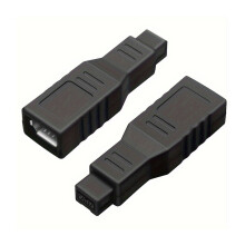 9Pin to 6Pin Conversion Adapter for FW 400 and 800 1394 B Fast Speed 800M