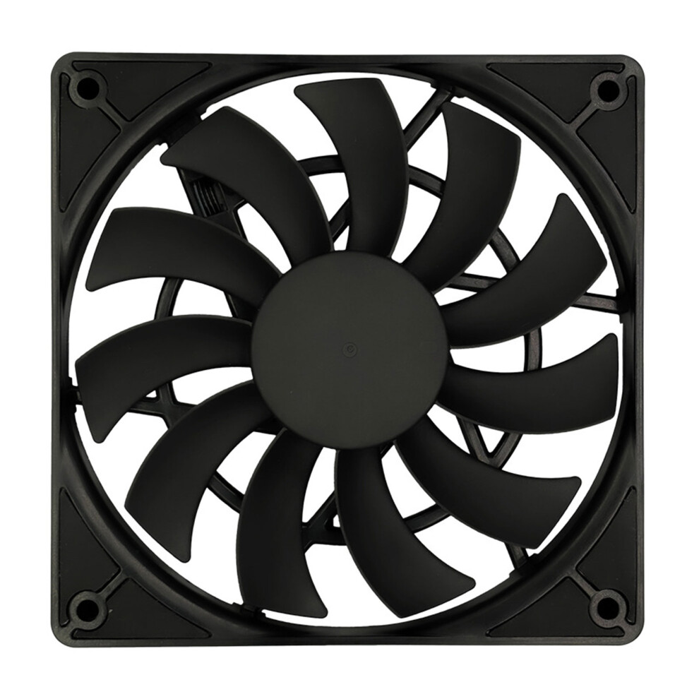 Optimized Space Reverse Blade Fan 2500Rpm With Low Noise For Home Office Use Black 7695001190985