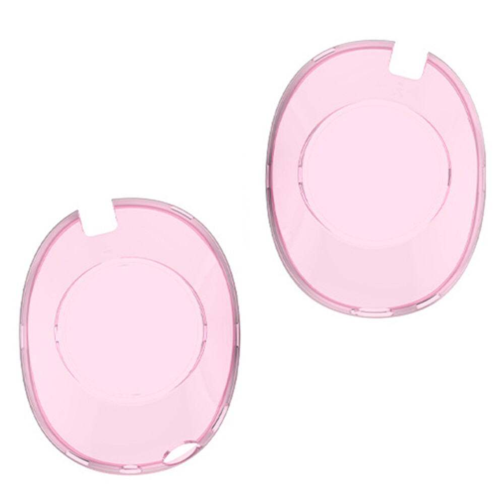 Headphone Cover For Wh-1000Xm6 Earphone Tpu Protective Case Wh-1000Xm6 Transparent Pink 7695001239257