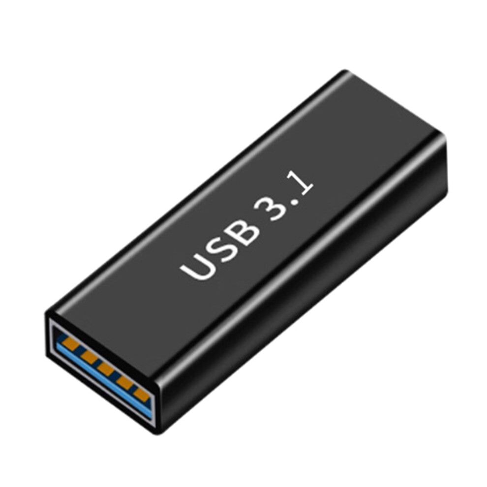 Portable Aluminum Usb To Type C Female Adapter 3.1 Standard 10Gbps Data Speed 7695001253079