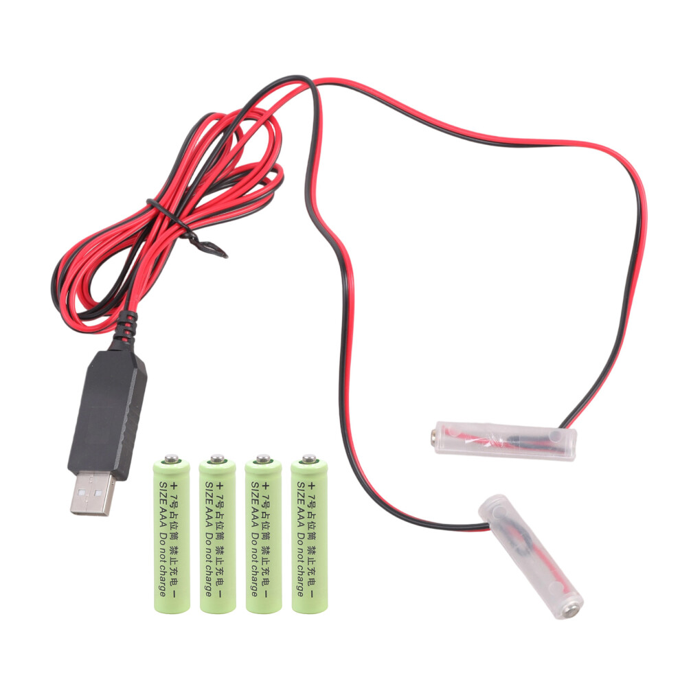 Adapter Converting Usb 5V To Double 4.5V For 3A Battery Power Devices Like Clocks 7695001196314