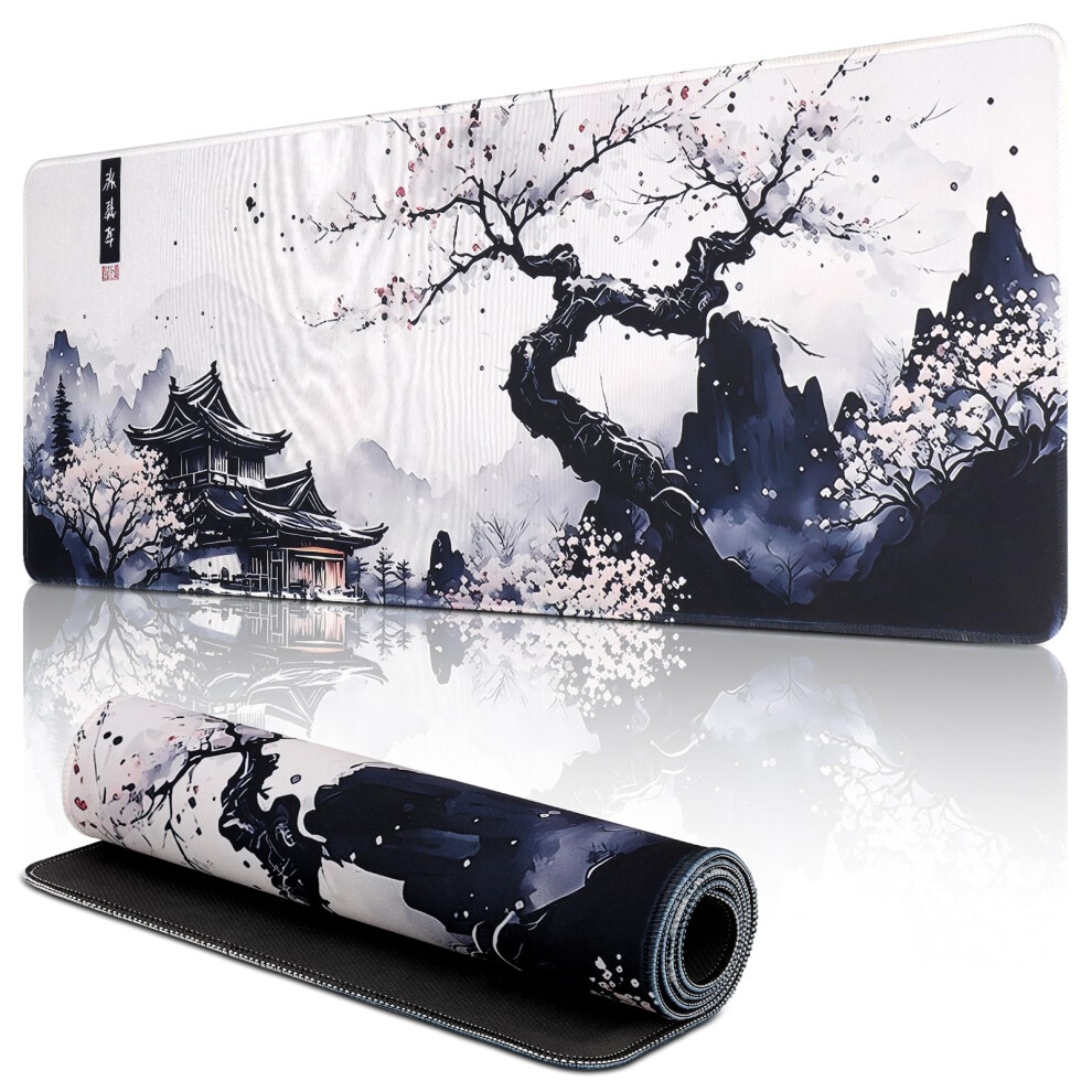 Yimomoyi Non Slip Mouse Pad, 80 X 30Cm Mouse Mat Extended, Gaming Mousepad Waterproof, Desk Mat With Rubber Base, Desk Pad Laptop For Office And Home 5009471996947