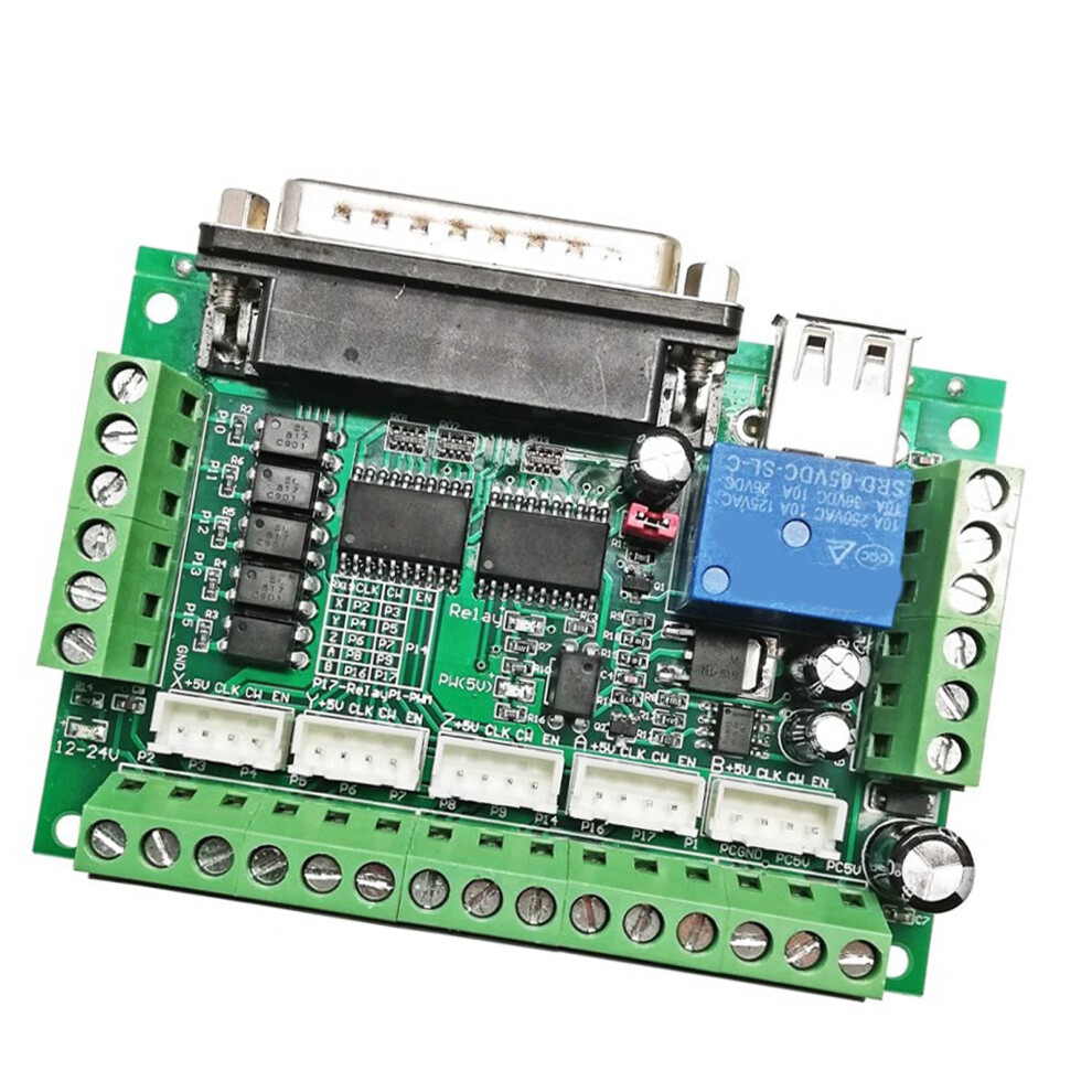 5 Shaft Control Board Optically Coupler Isolation Stepper Motor Drive With 0.5M Usb 7695001224703