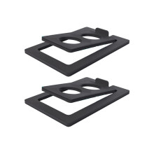 Set of 2pcs Speaker Stands for 8 Inch Portable Speakers Providing Stability Black S