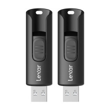 Lexar A30E 128GB 2 pack Flash Drive USB 3.2 Up to 100MB/s Read, USB Drive for Storage Expansion and Backup, Memory Stick for PC and Mac systems