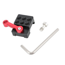 Multipurpose Aluminum Quick Release Safety Rail 1/4inch Thread For Camera Handle Red