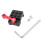 Multipurpose Aluminum Quick Release Safety Rail 1/4inch Thread For Camera Handle Red 1