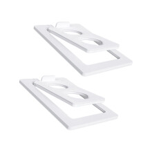 2 Piece/set Full Metal Desktop Wireless Speaker Stand Display Holder Bracket White S