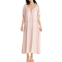 Women Nightgowns, Soft Comfy Light-Weight Short Sleeves Comfy Ladies Nightdress XL