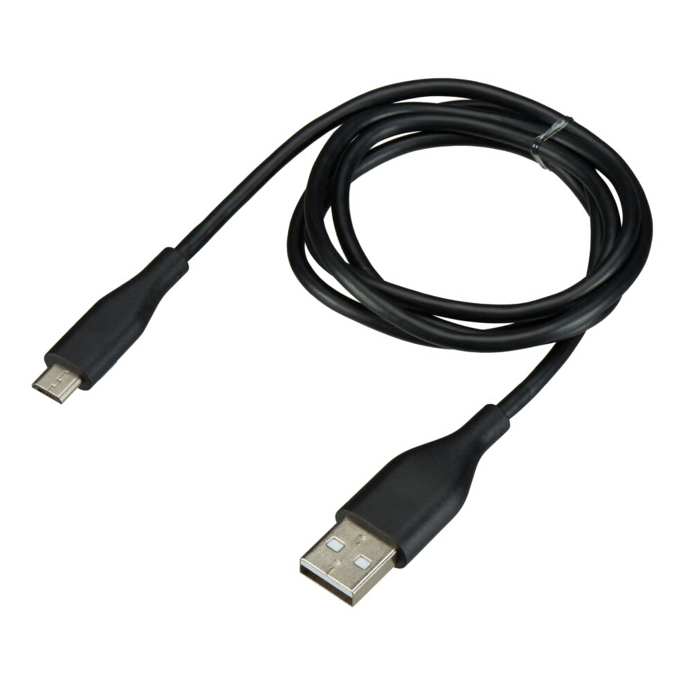 Usb To Micro Usb Charging Cable 1M Â Fast Charge Charger & Data Sync Lead For Android Devices (2) Black 5002051290893