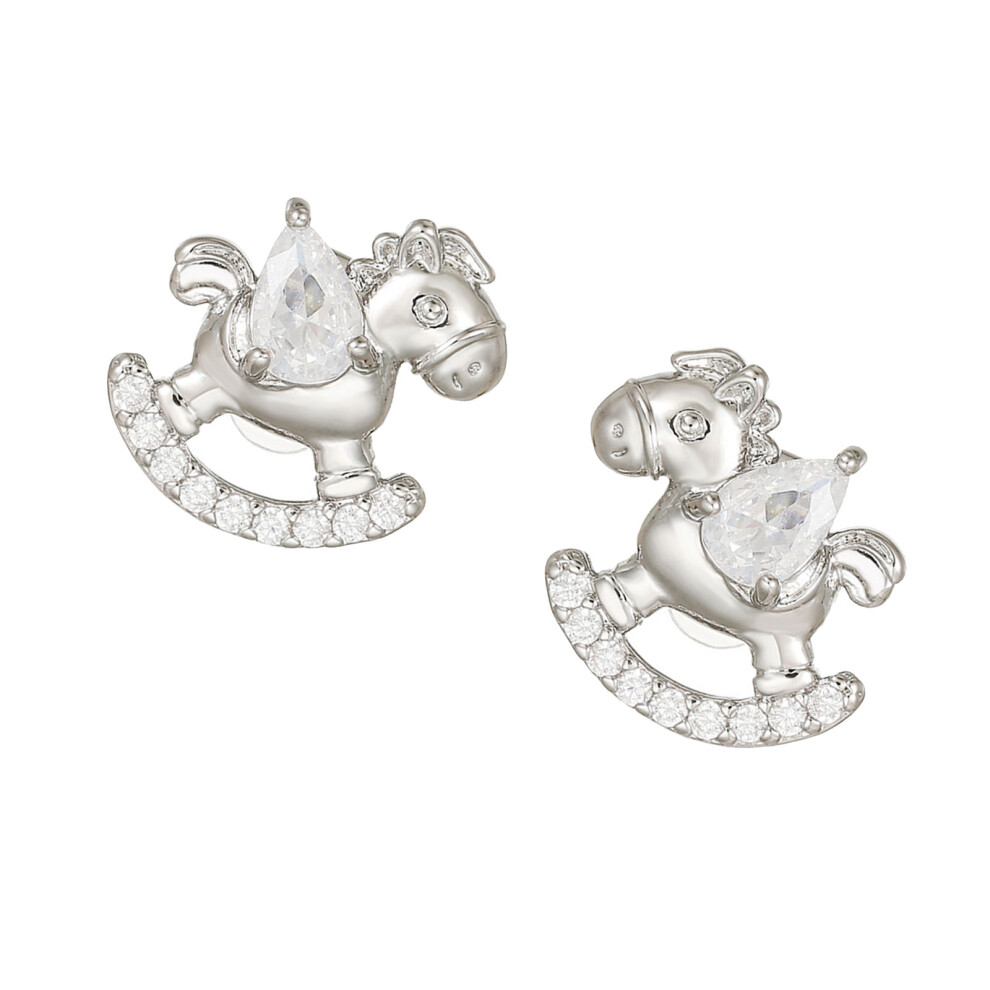 Secure Horse Inspired Diamonding Ear Clip For Freeclip 1 2 Earbuds Decorative Silver 7695001171229