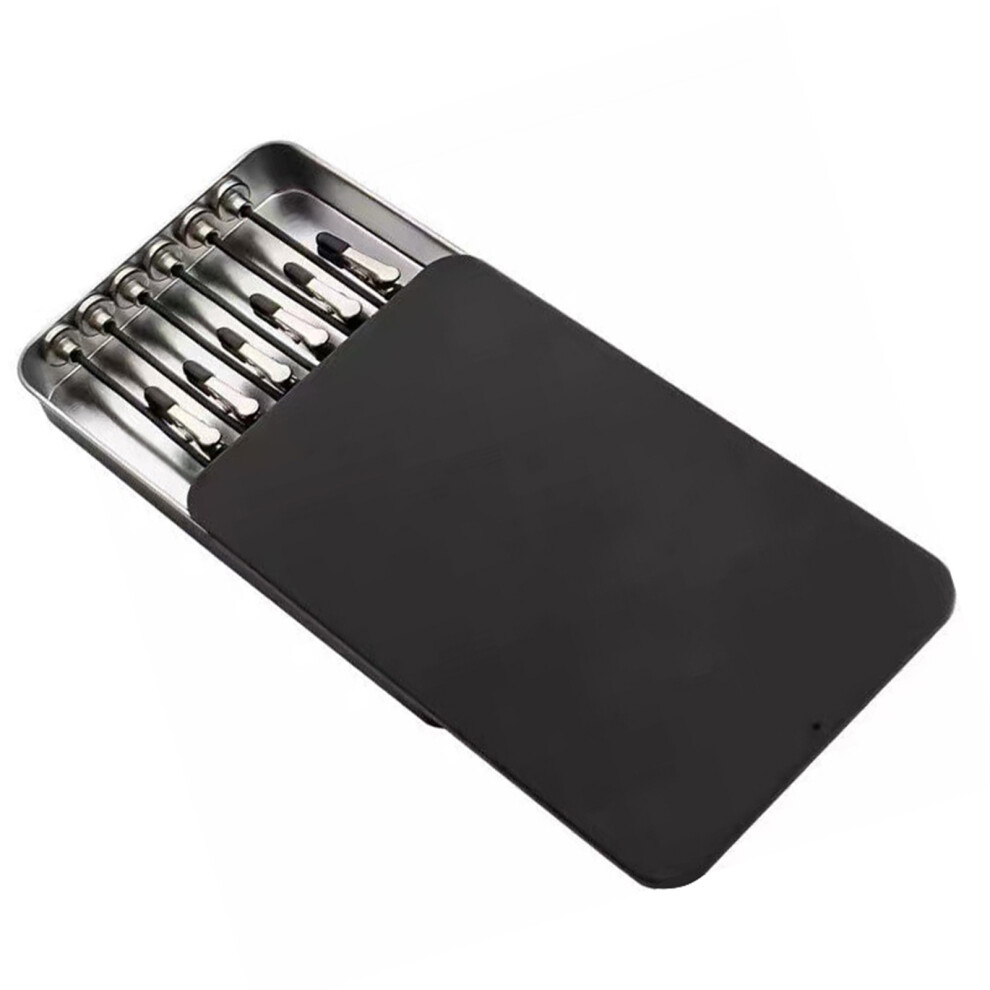 12Pcs Bendable Magnetic Stands Flexible Gripper For Crafts And Electronics Tasks Black 7695001193498