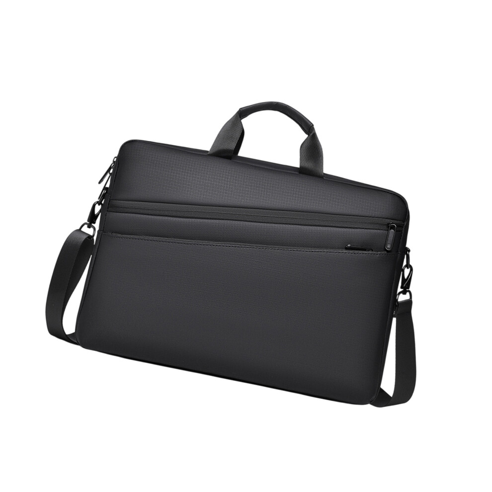 Thin 15.6Inch Computer Bag Laptop Storage Case Spacious Business Document Holder Black 7695001158664