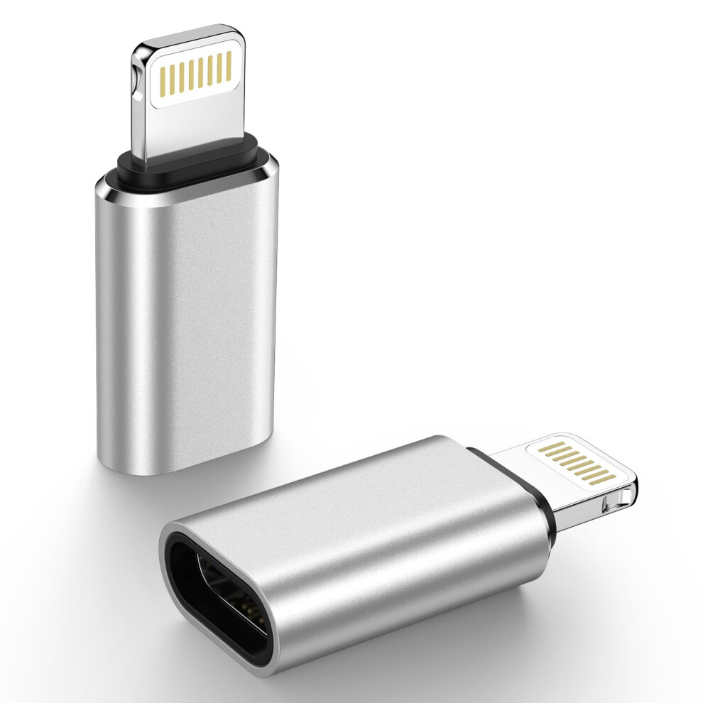 Usb C To Lightning Adapter, 2Pack Type C To Iphone Adapter Connector, Usb C Female To Lightning Male Adaptor Support Fast Charging/Data Sync For Ipho 5008569084207