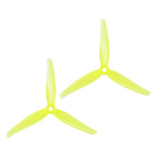 4Pcs 3 Paddle Propeller Props with 5mm Mounting Hole Replacement for Transparent yellow