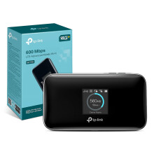 TP-Link M7750 4G+ Cat12 LTE Router with Sim Slot,Dual Band Mobile WiFi Router,600Mbps Portable WiFi,Plug and Play MIFI,Screen Display,Long Battery Li