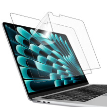 JETech Screen Protector for MacBook Air 13 Inch (M2-M5, 2022-2026), Anti-Glare PET Matte Film, Anti-Fingerprint, 2-Pack