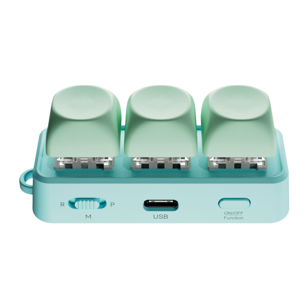 Compactly Remotes Control 3Key Keyboard Auto Sleep Energy Saving Page Turner Blue 7695001186612