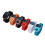 Rechargeable Battery Flip LED Display Silicone Strap Accurate Timer Function Gray 9