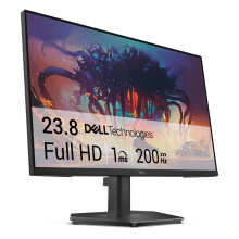 Dell 24 Gaming Monitor - SE2425HG, Full HD (1920x1080), 200Hz, Fast IPS, 1ms, AMD FreeSync Premium, 99% sRGB, VESA (100x100mm), DisplayPort, 2 HDMI,