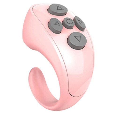 Wearable Page Turner Fingertip Remote Control Effortless Presentations Teaching Pink