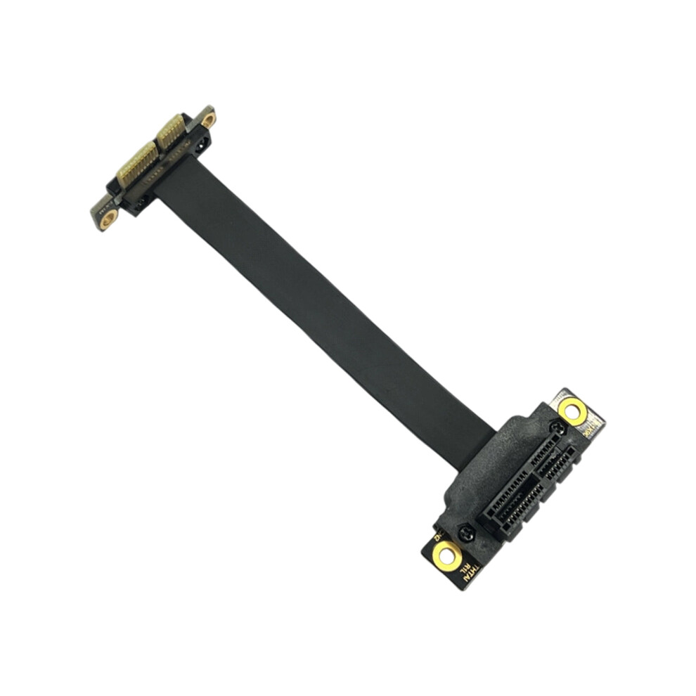 Flexible Pcie3.0 Extension Cable Right Angle Design Enhances Data Transfer Speed 10Cm 7695001243261