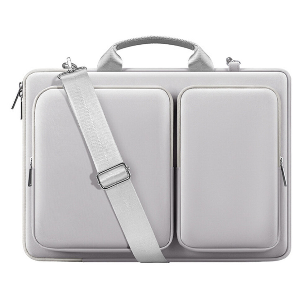 14/15Inch Shoulder Bag Laptop Bag Bussiness Carrying Handbag Laptop Sleeve 15-Inch Gray 7695001223720