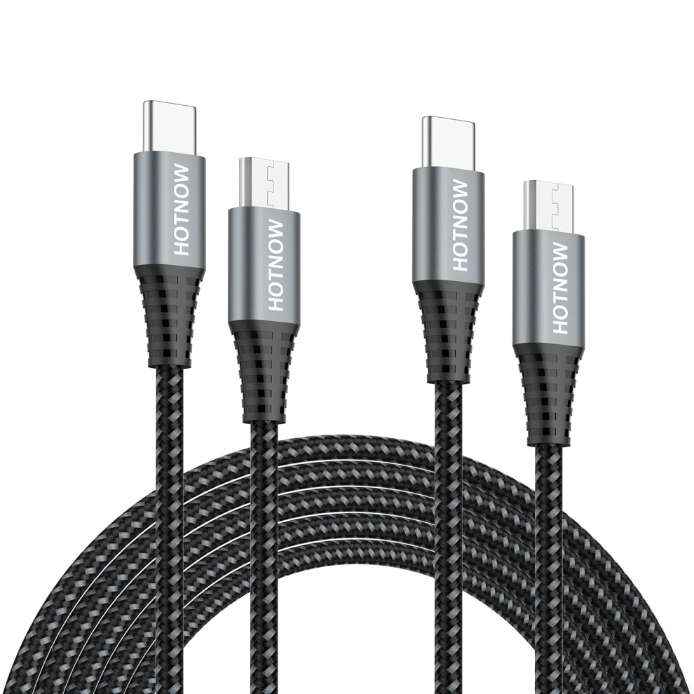 Hotnow Usb C To Micro Usb Otg Cable 100Cm 2 Pack, 1M Braided Usb-C To Micro Usb Charging Cable Support Charge & Data Transfer 5002859344361