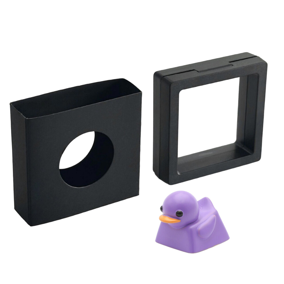 Stress Relieving Resin Keycap Duck Pattern Effortlessly Replacement For Office Purple 7695001252188