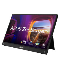 ASUS ZenScreen MB16ACV Portable USB Monitor- 15.6 inch Full HD, IPS, Hybrid Signal Solution, USB Type-C, Flicker Free, Blue Light Filter, Anti-glare