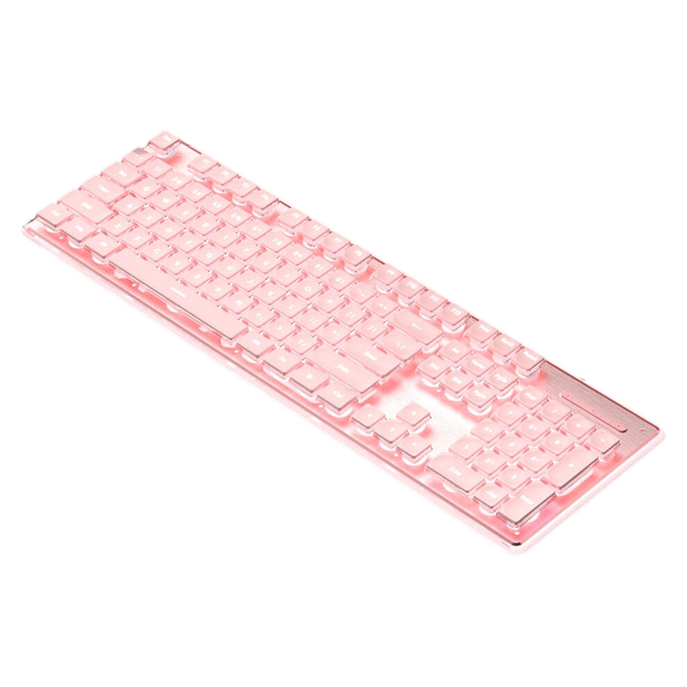 Ipx4 Waterproof Dustproof 104Key Silents Keyboards Cord Backlit Mechanical Pink 7695001187732